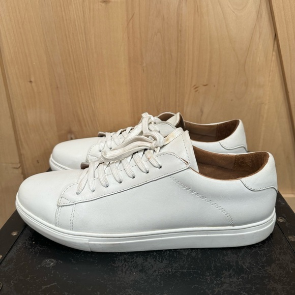 J.Crew Court Leather Low Top Round Toe Comfort Sneaker White Men's Size 11 - Picture 7 of 15